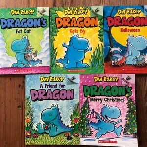 Dav Pilkey Dragon books (5)